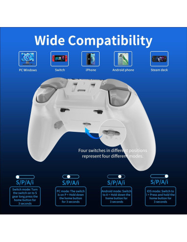 Controlador de Juegos Citnh para PC y Móviles RGB