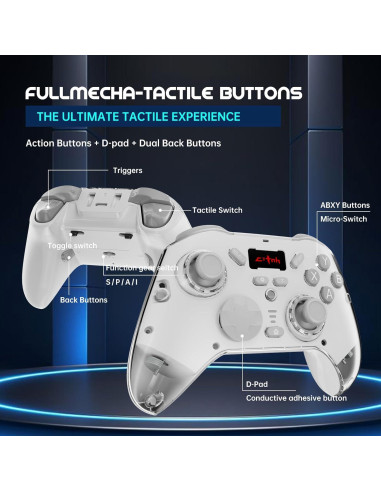 Controlador de Juegos Citnh para PC y Móviles RGB