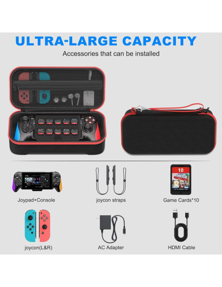 Controlador Gammeefy Joypad para Nintendo Switch con Estuche