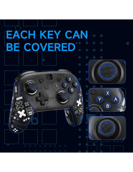 Agarraderas Antideslizantes JEMDO para Controlador Switch Pro