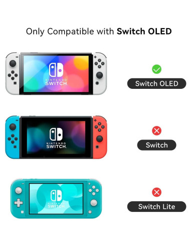 Funda Protectora GeekShare para Switch OLED + Tapas Joystick