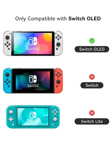 Funda Protectora GeekShare para Switch OLED + Tapas Joystick