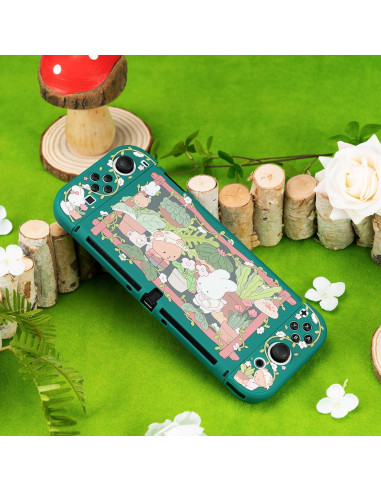 Funda Protectora GeekShare para Switch OLED + Tapas Joystick