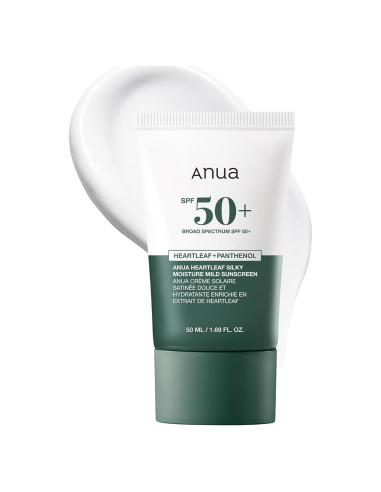 Protector Solar Anua Heartleaf SPF 50+ 50ml Hidratante