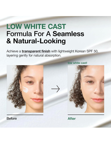 Protector Solar Anua Heartleaf SPF 50+ 50ml Hidratante