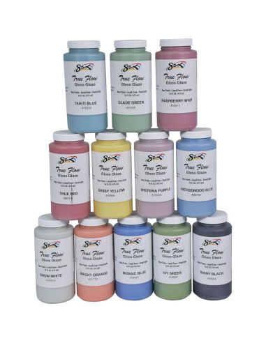 Juego de esmaltes Sax True Flow Gloss set 12 colores brillantes