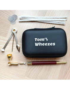 Kit de Pipa de Tabaco Tom's Wheezes 15 cm con Accesorios 2