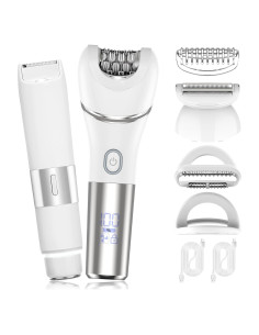 Epilador Eléctrico Zesuti 4 en 1 con Luz LED y Afeitadora