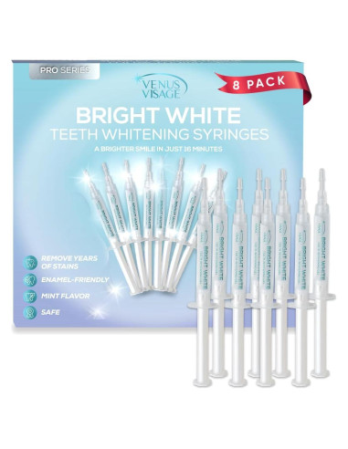 Kit de gel blanqueador dental Venus Visage 8 paquetes 35%