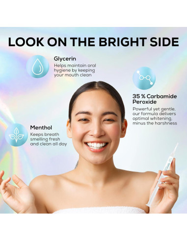 Kit de gel blanqueador dental Venus Visage 8 paquetes 35%