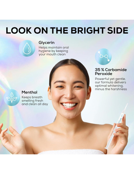 Kit de gel blanqueador dental Venus Visage 8 paquetes 35%