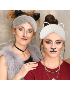 4 Máscaras de Ojos de Felpa y Seda Geyoga - Antifaz Sueño 2