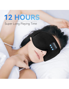 Máscara de ojos Bluetooth 5.0 Lightimetunnel para dormir 2
