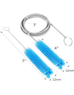 Cepillo de limpieza CPAP SUNMU 213 cm + 17 cm acero inoxidable 2