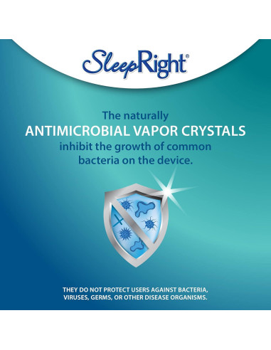 Inhalador de Vapor Nasal SleepRight - Alivio Congestión 2 Piezas