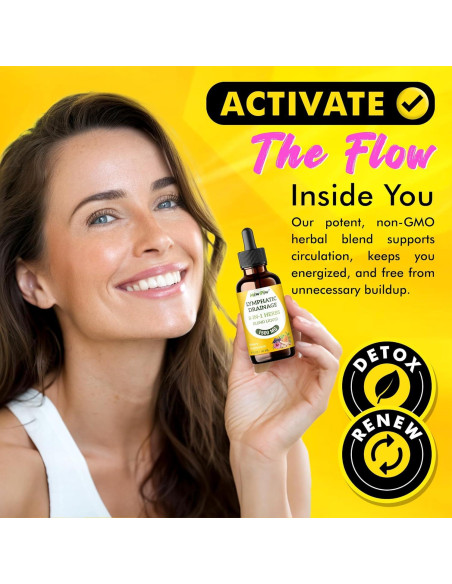 Gotas Drenaje Linfático Miw Piw 60 ml Suplemento Natural