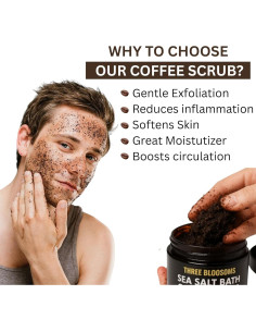 Exfoliante Corporal de Café Tres Flores 350g Anticelulitis 2