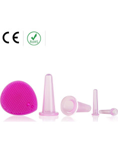 Kit de Ventosas Faciales SanDine - 5 Copas de Silicona 2