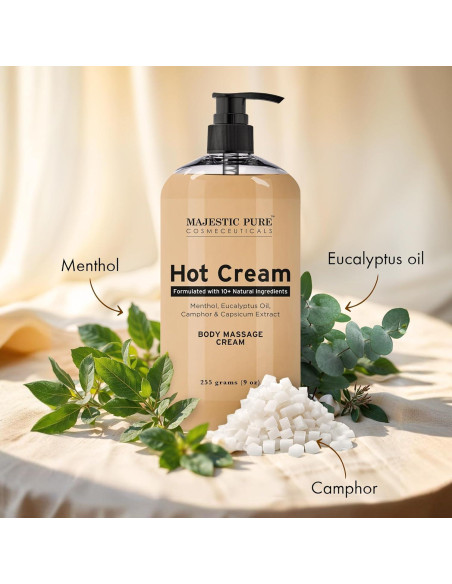Crema Caliente Majestic Pure 300g Anticelulitis Hidratante Crema Caliente Majestic Pure 300g Anticelulitis Hidratante