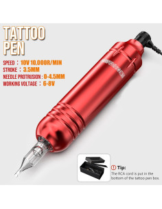 Kit de Tatuaje Wormhole con 20 Tintas y Fuente de Poder 2