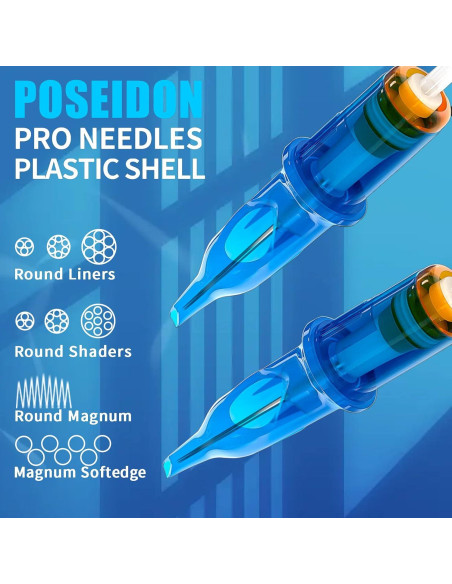 Kit de Tatuaje Vidattx con Pluma Inalámbrica y 20 Agujas