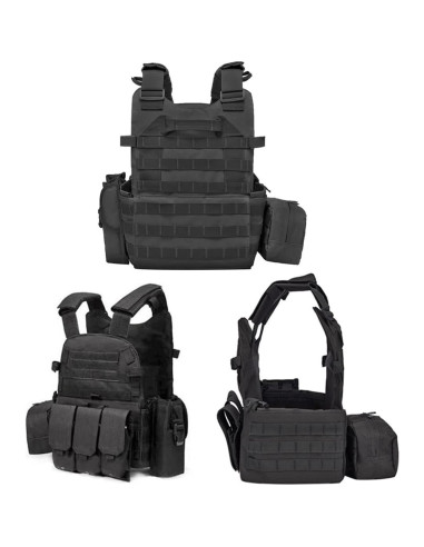 Chaleco Táctico AZB Ajustable Transpirable para Hombres