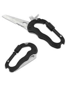 Multiherramienta 5-en-1 RED SHIELD Carabiner Aluminio