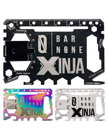 Multiherramienta de Tarjeta Xinja 50 en 1 Acero Inoxidable
