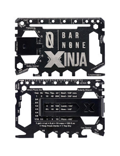Multiherramienta de Tarjeta Xinja 50 en 1 Acero Inoxidable 2