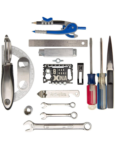 Multiherramienta de Tarjeta Xinja 50 en 1 Acero Inoxidable