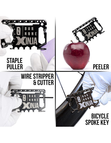 Multiherramienta de Tarjeta Xinja 50 en 1 Acero Inoxidable
