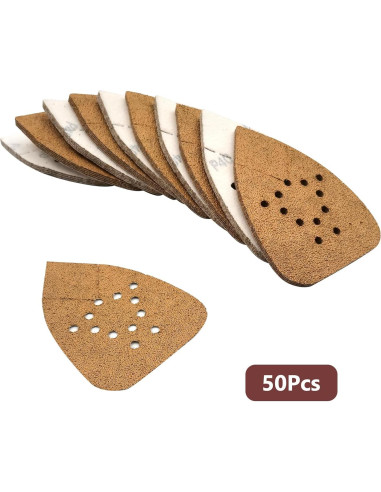 50 Almohadillas de Lija 40 Granos Black and Decker 95x135mm