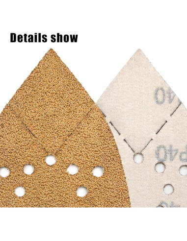 50 Almohadillas de Lija 40 Granos Black and Decker 95x135mm