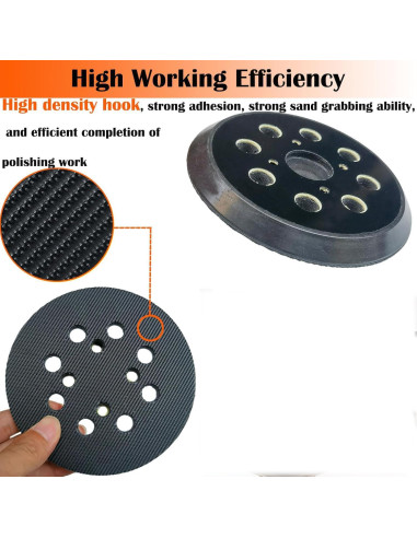 Pad de Lijado 12.7 cm Ridgid R2600 R2601 Respaldo Duro