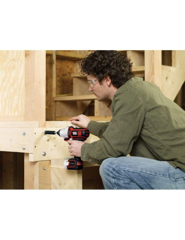 Destornillador de Impacto BLACK+DECKER BDCMTI 12V 3500RPM