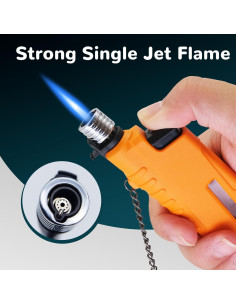 Encendedores de Antorcha Laffizz 2 Piezas Recargables Butano 2