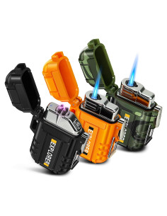 Paquete de 3 Encendedores Eléctricos Lafagiet USB-C Butano