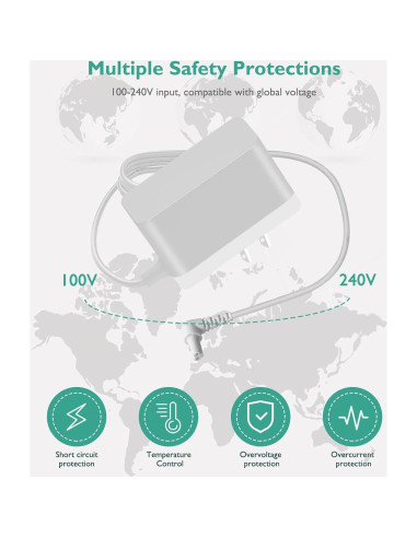 Cargador Lnauy para Aspiradora Black & Decker 14V 1.98m