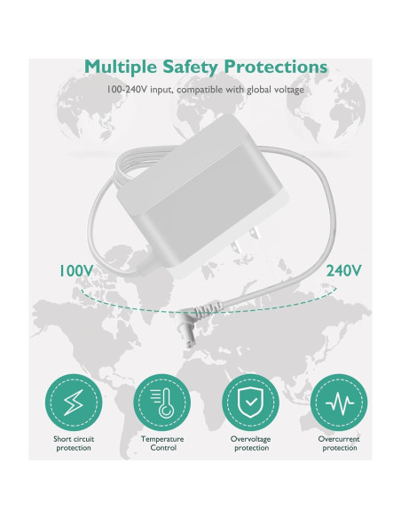 Cargador Lnauy para Aspiradora Black & Decker 14V 1.98m