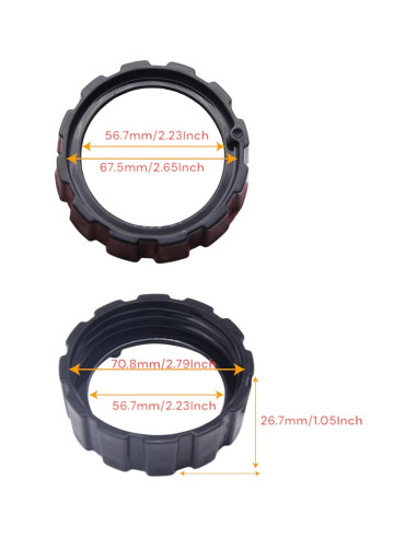 Tapa de Tornillo y Junta de Goma para Licuadora Marvedi