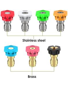 Boquillas para Lavadora a Presión HIMOTOR 7 Piezas 4000 PSI 2