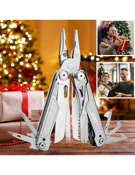 Alicate Multiusos JSWS 16-en-1 Acero Inoxidable Camping