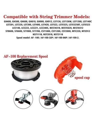 Bobina de Reemplazo AF100 Lucky Seven 30 pies 1.7 mm