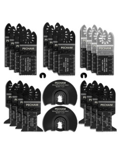 Hojas de Sierra Oscilantes PECHAM 24 Piezas Alta Calidad