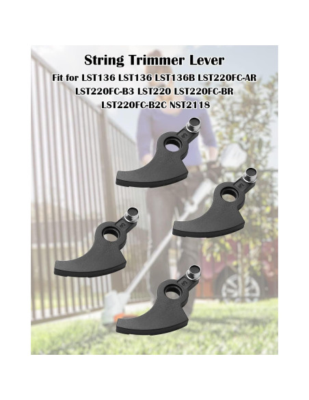 Conjunto de Palanca NTSUMI para Cortadora Black and Decker