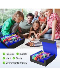 Caja de Almacenamiento de Cartas QCZBH Cuero PU 3000 cartas 2