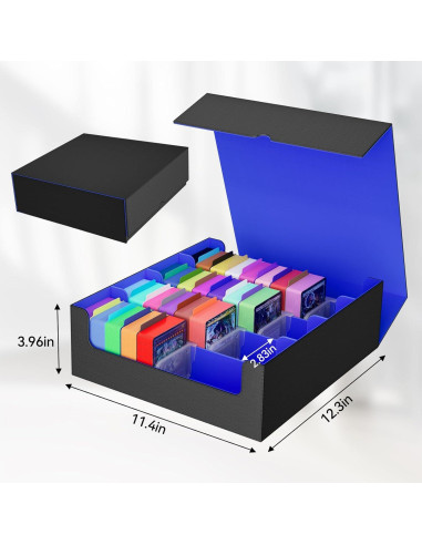 Caja de Almacenamiento de Cartas QCZBH Cuero PU 3000 cartas