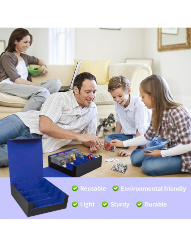 Caja de Almacenamiento de Cartas QCZBH Cuero PU 3000 cartas