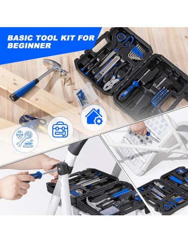 Kit de Herramientas Prostormer 93 Piezas para Bricolaje