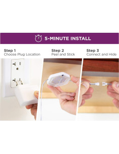 Kit de Luces LED Puck RGB 5 Pzas BLACK+DECKER Control Remoto 2